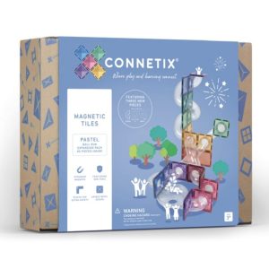 Connetix - Magnet Kuglebane 80 stk Expansionsæt - Pastel Farver