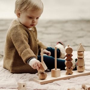 Stableleg - Wooden Story Stacking Toy Natural XL