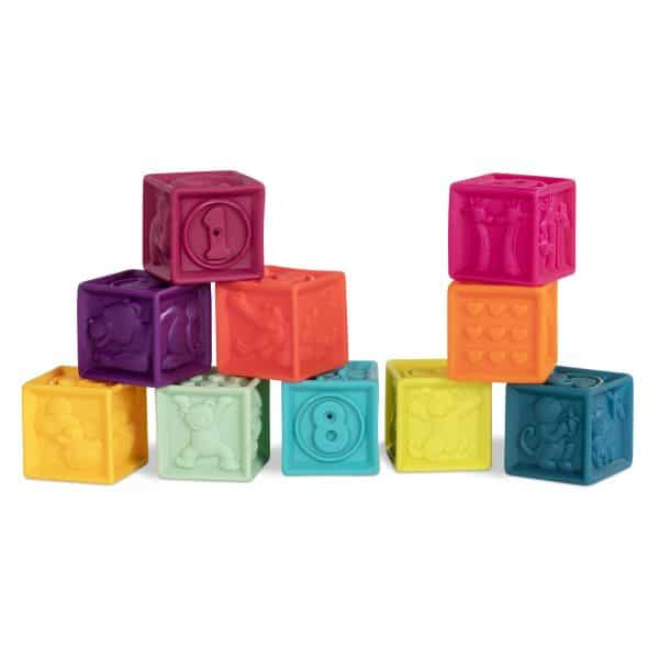Miljøvenligt legetøj - B Toys One Two Squeeze Mint