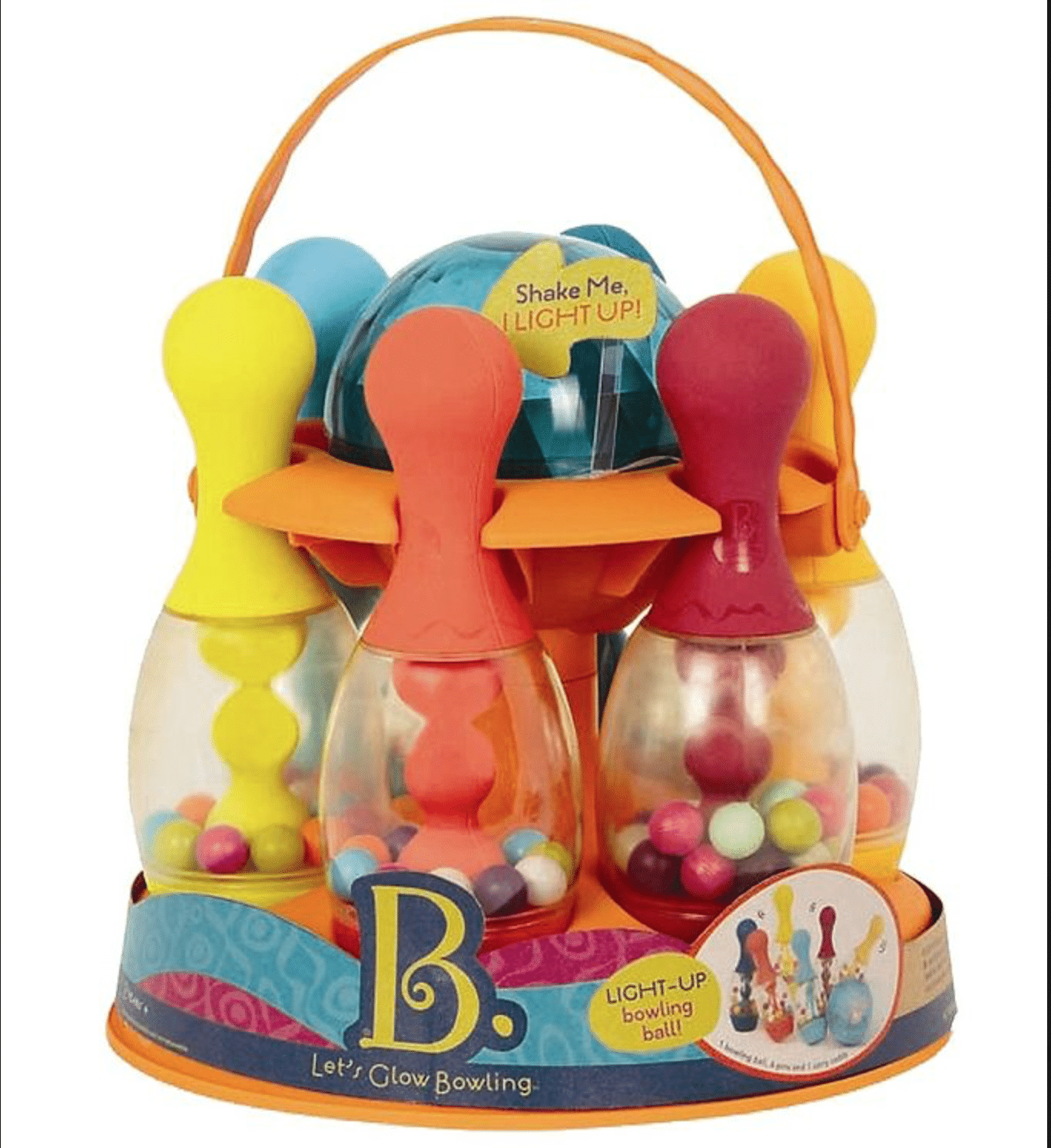 B Toys Bowlingspil - Let's glow bowling