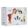 Product information "Groceries Set & Scanner" Spark hours of imaginative play with this beautifully designed wooden grocery playset. It includes a sturdy wooden basket filled with 12 solid wood grocery items and a playful barcode scanner, perfect for pretend shopping adventures. Each item is made from FSC™-certified wood and features charming, colorful illustrations to engage young minds. The set includes familiar favorites like butter, honey, cookies, cereal, ketchup, olive oil, spaghetti, chocolate, tea, a jar of sweet corn and carrots, and a can of tuna. Each piece is perfectly sized for small hands and encourages hands-on learning. Ideal for role play, counting, and building vocabulary, this set helps children develop fine motor skills, early math concepts, and social interaction through creative storytelling and play. A wonderful addition to any toy kitchen or play store setup! Specifications Suitable for ages 3 years+ Dimensions: Shopping Basket – W:19 x D:13.1 x H:15.3cm Made of FSC®-certified wood Decorated using water based, non-toxic paints