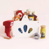 Product information "Groceries Set & Scanner" Spark hours of imaginative play with this beautifully designed wooden grocery playset. It includes a sturdy wooden basket filled with 12 solid wood grocery items and a playful barcode scanner, perfect for pretend shopping adventures. Each item is made from FSC™-certified wood and features charming, colorful illustrations to engage young minds. The set includes familiar favorites like butter, honey, cookies, cereal, ketchup, olive oil, spaghetti, chocolate, tea, a jar of sweet corn and carrots, and a can of tuna. Each piece is perfectly sized for small hands and encourages hands-on learning. Ideal for role play, counting, and building vocabulary, this set helps children develop fine motor skills, early math concepts, and social interaction through creative storytelling and play. A wonderful addition to any toy kitchen or play store setup! Specifications Suitable for ages 3 years+ Dimensions: Shopping Basket – W:19 x D:13.1 x H:15.3cm Made of FSC®-certified wood Decorated using water based, non-toxic paints