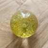 Sensorisk glitter bolde 1 stk. - TickiT - Gul