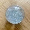 Sensorisk glitter bolde 1 stk. - TickiT - Sølv