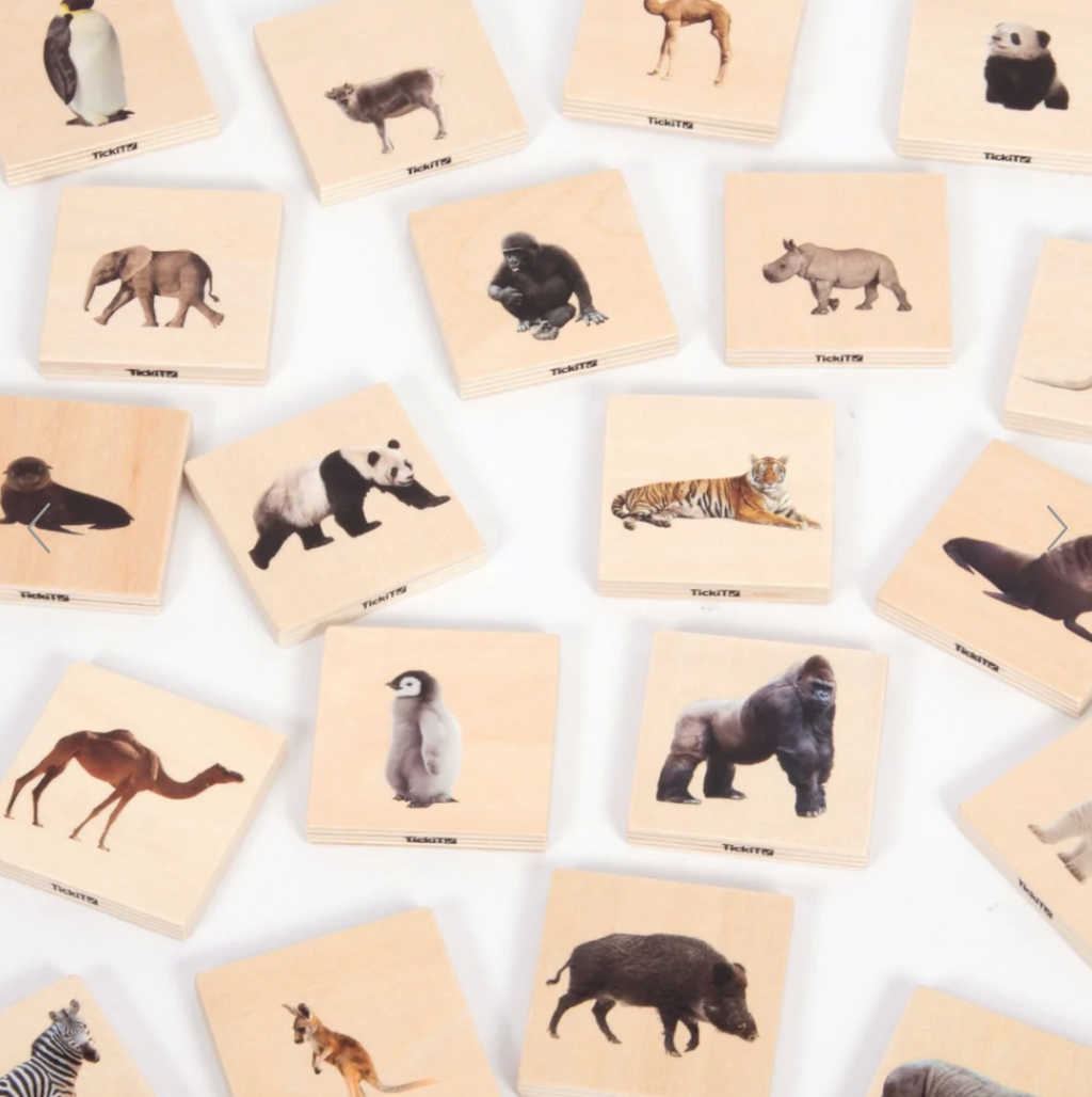 Wild animal family match fra Tickit