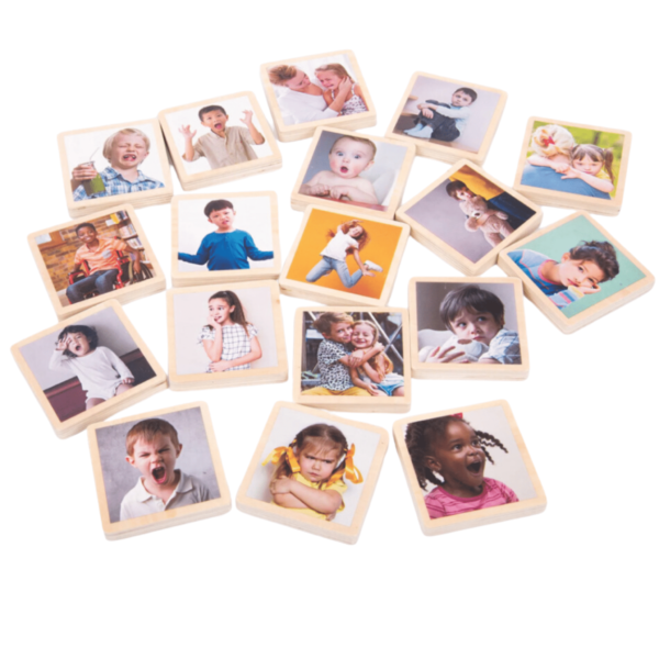 My emotions - wooden tiles