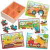 Puslespil arbejdskøretøjer B. Toys