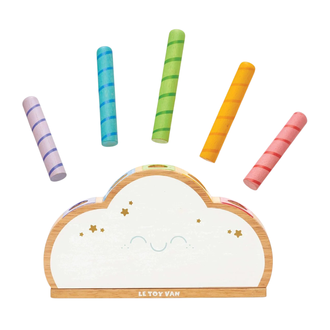 Le Toy Van Rainbow Cloud Pop up Aktivitetslegetøj pop-up sky