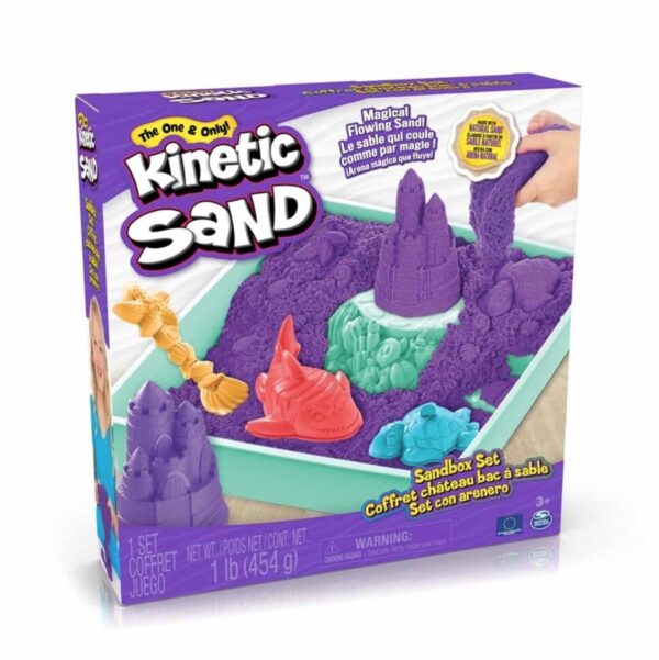 Kinetic Sand sandkassesæt -lilla
