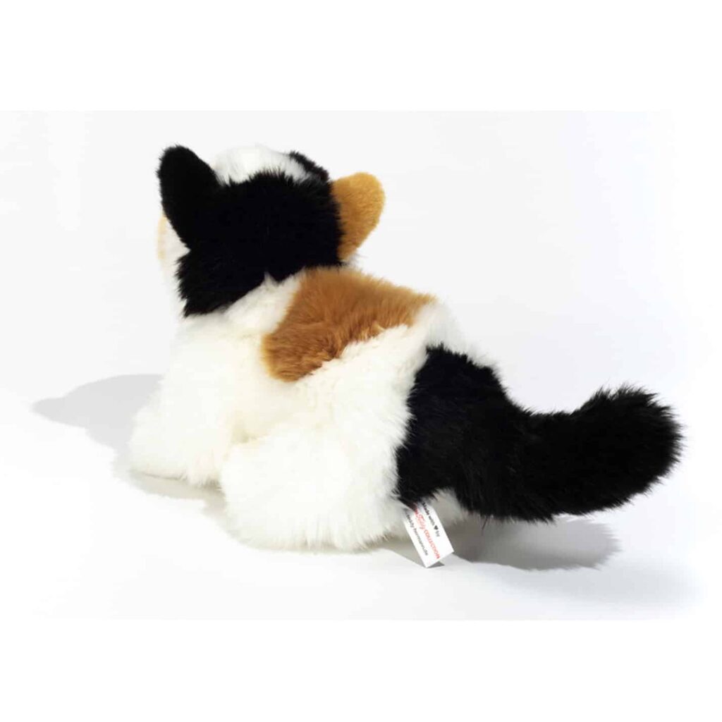 Teddy Hermann - Kat flerfarvet 24 cm