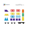 Connetix Rainbow Transport 50 stk