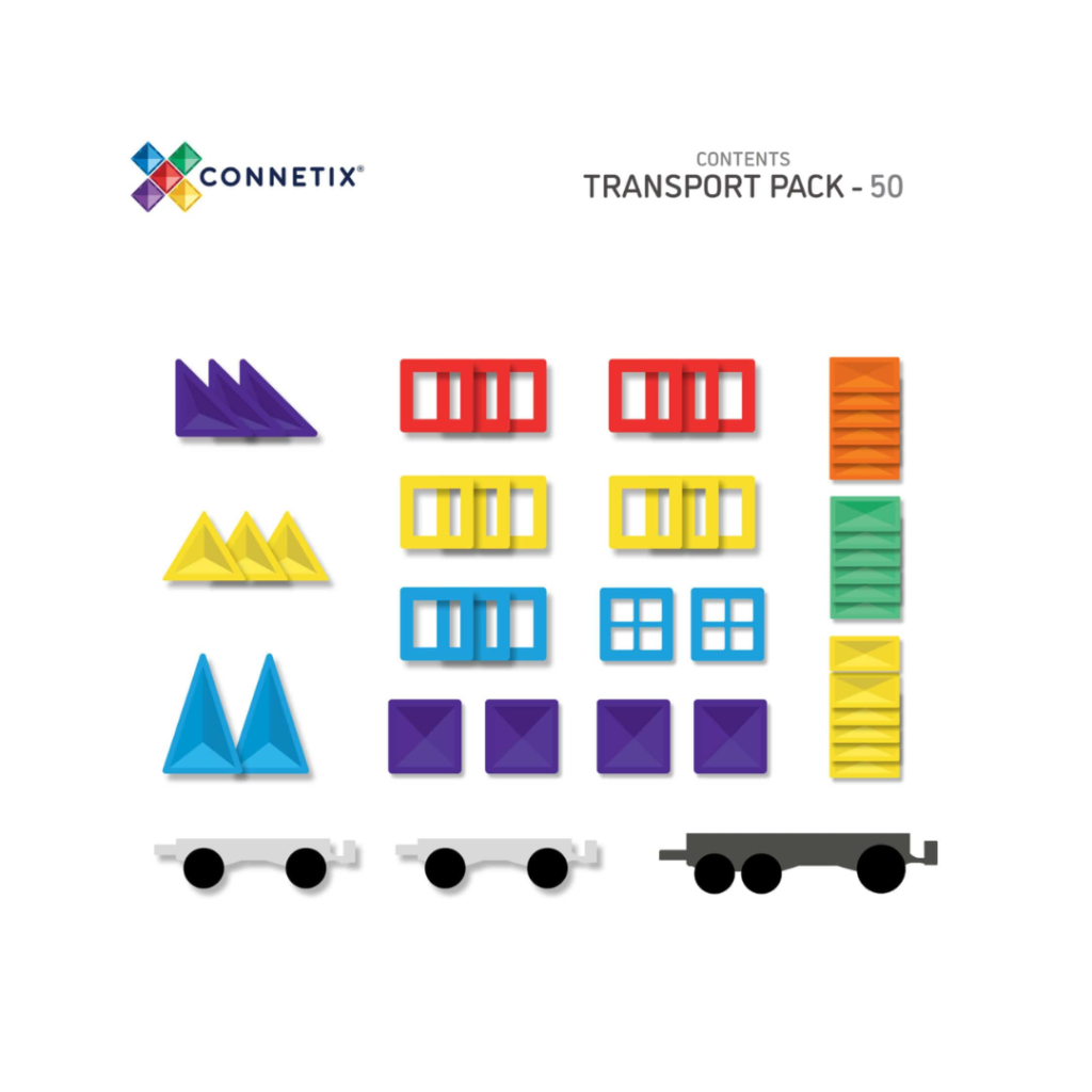 Connetix Rainbow Transport 50 stk