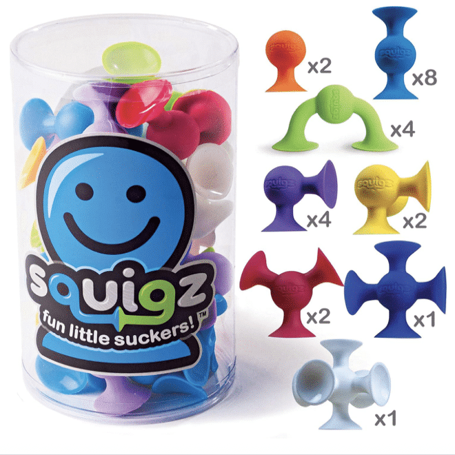 Squigz Starter set 22 stk. - Fat Brain Sugekopper