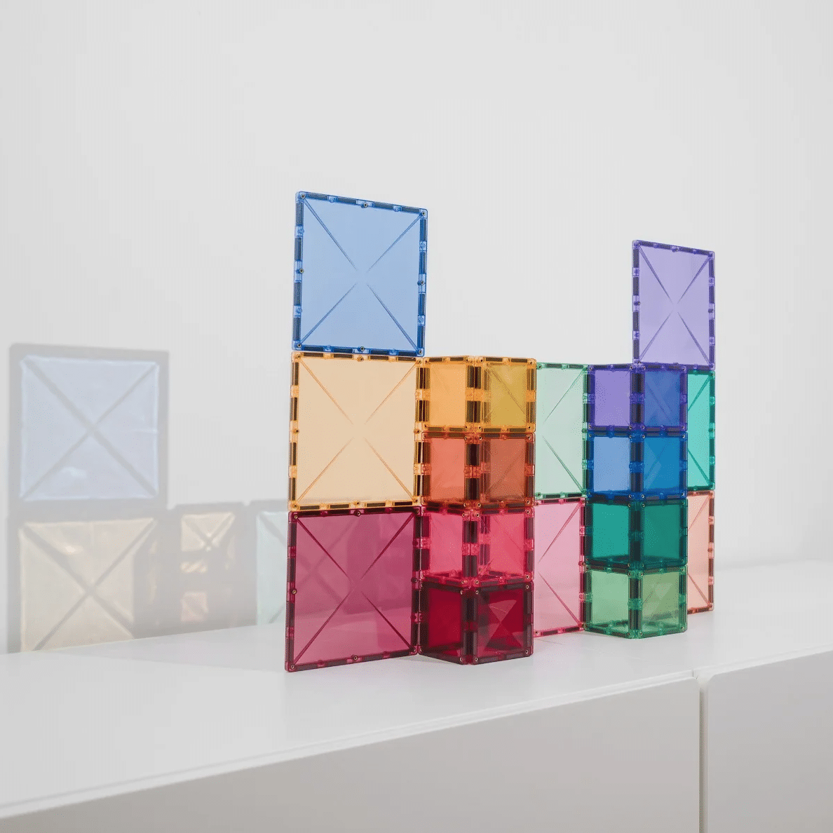 Connetix Pastel Square pack 40 stk.