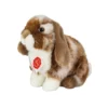 Teddy Hermann - Siddende kanin hvid-mørkebrun 20 cm