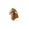 Teddy Hermann - Siddende kanin hvid-mørkebrun 20 cm