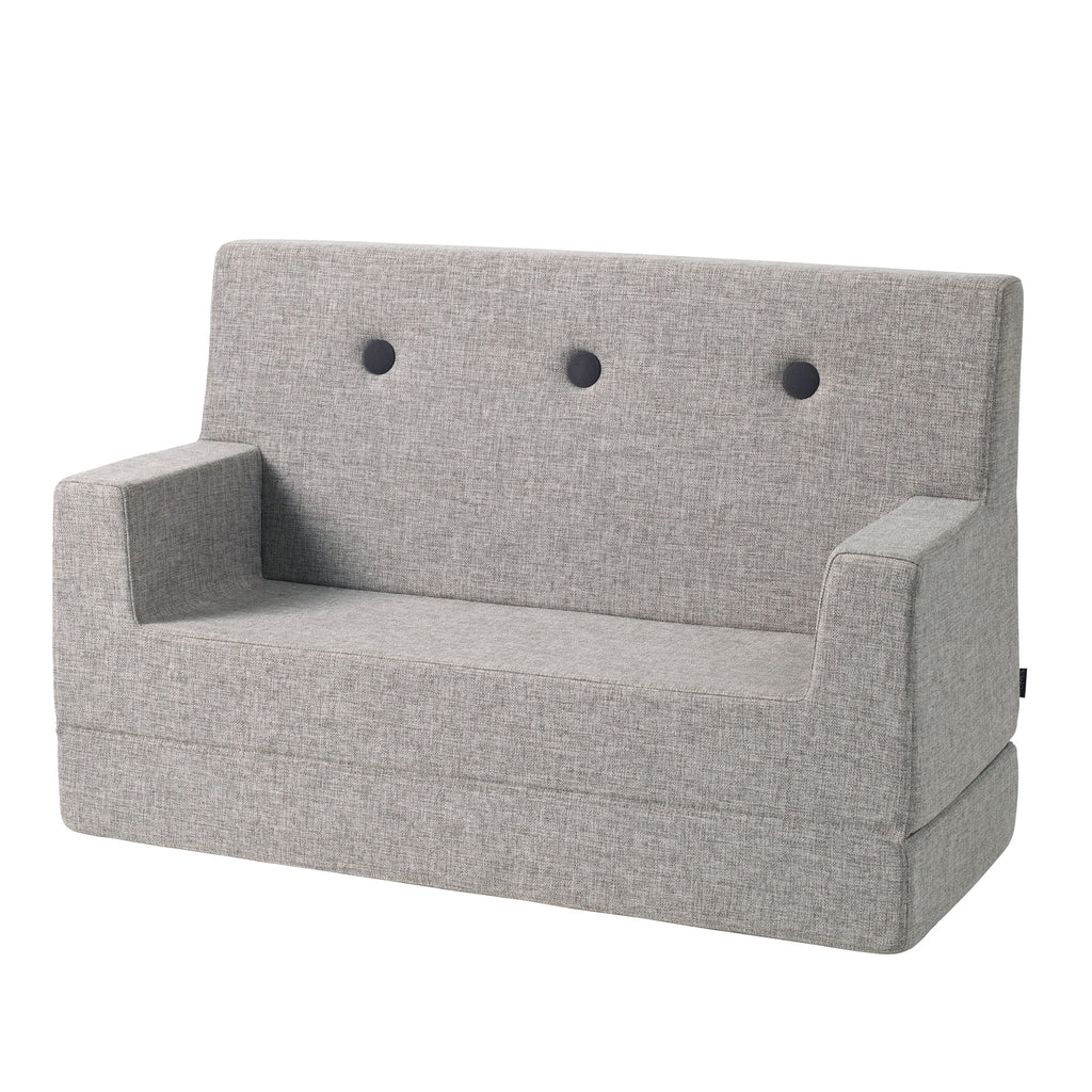 By KlipKlap KK Kids Sofa - Multi Grey W. Grey