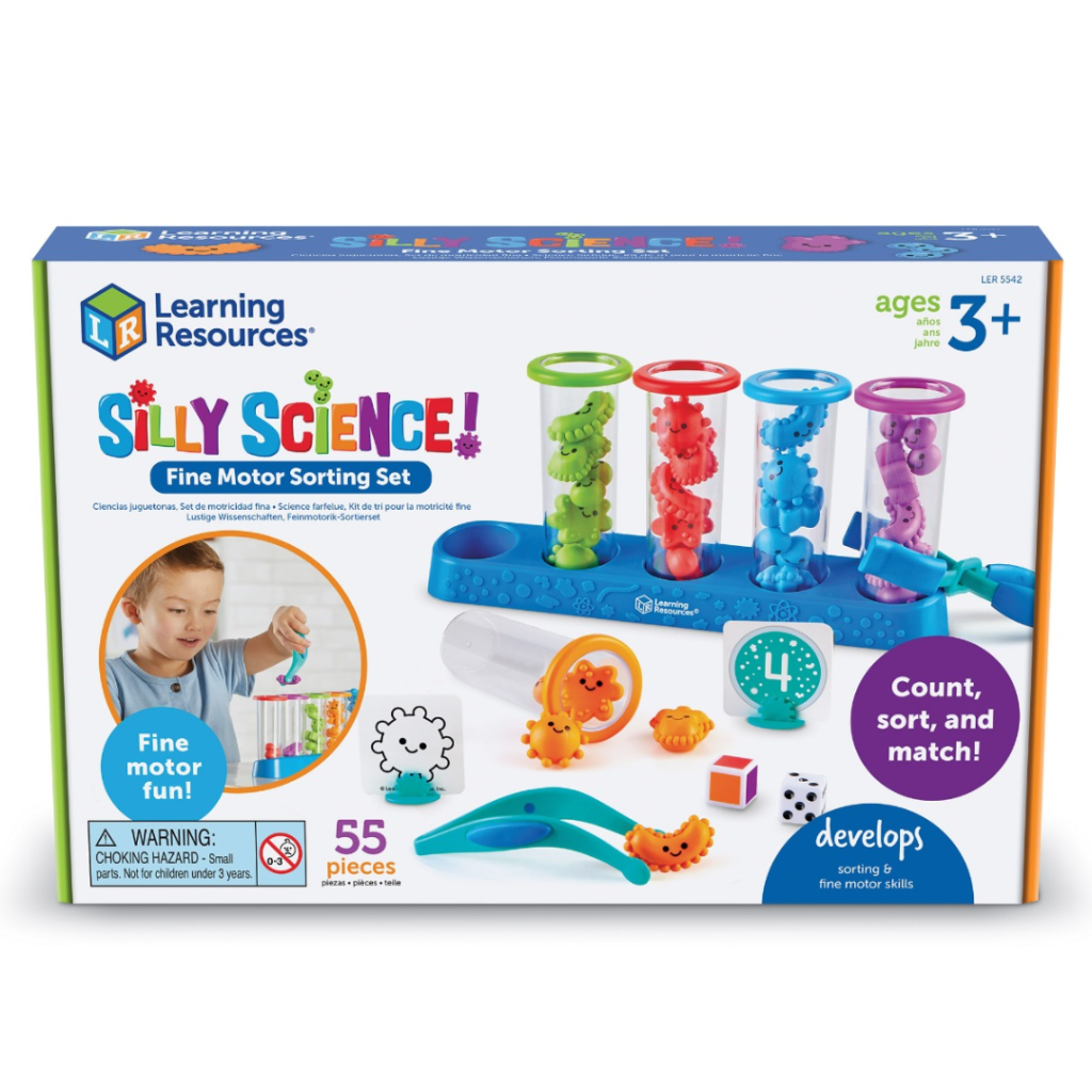 Finmotorisk sorteringssæt - Silly Science learning resources