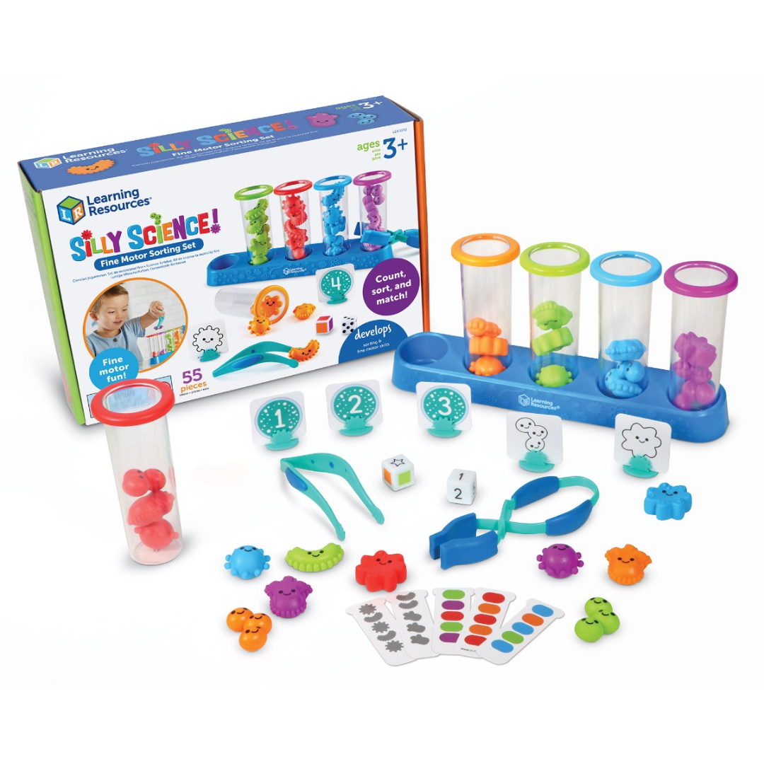 Finmotorisk sorteringssæt - Silly science - Learning Resources
