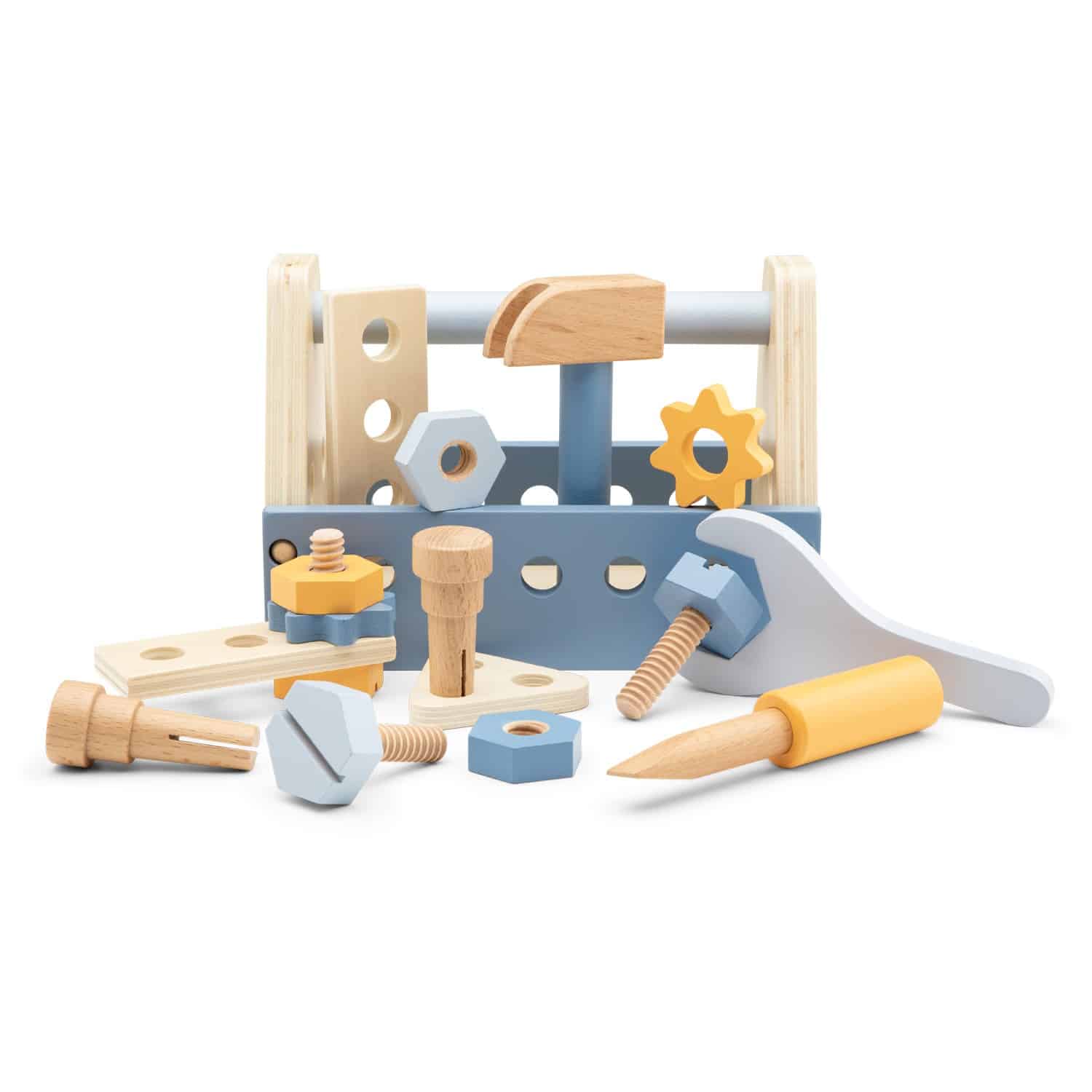 værktøjskasse i træ new classic toys 10551