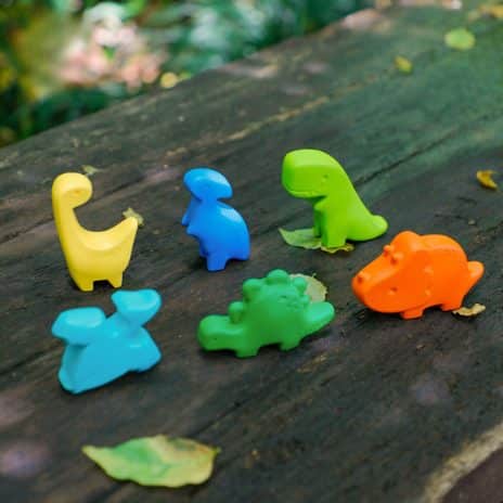 Mine foerste farver dinosaurusser haku yoka farvekridt farveblyanter 3