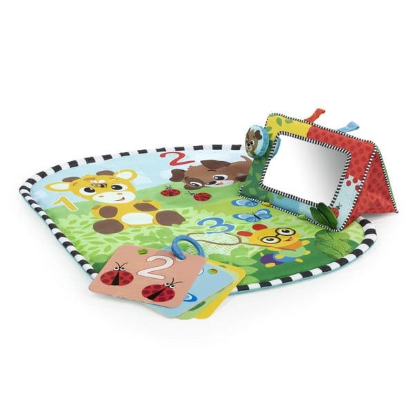 Baby Einstein Discovery Garden Aktivitetstæppe &amp; Gulvspejl - Hape