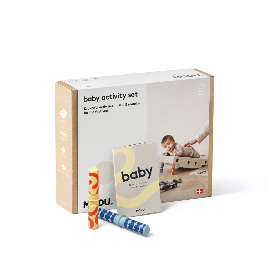 Modu baby activity set Sand Grey/Honey Yellow