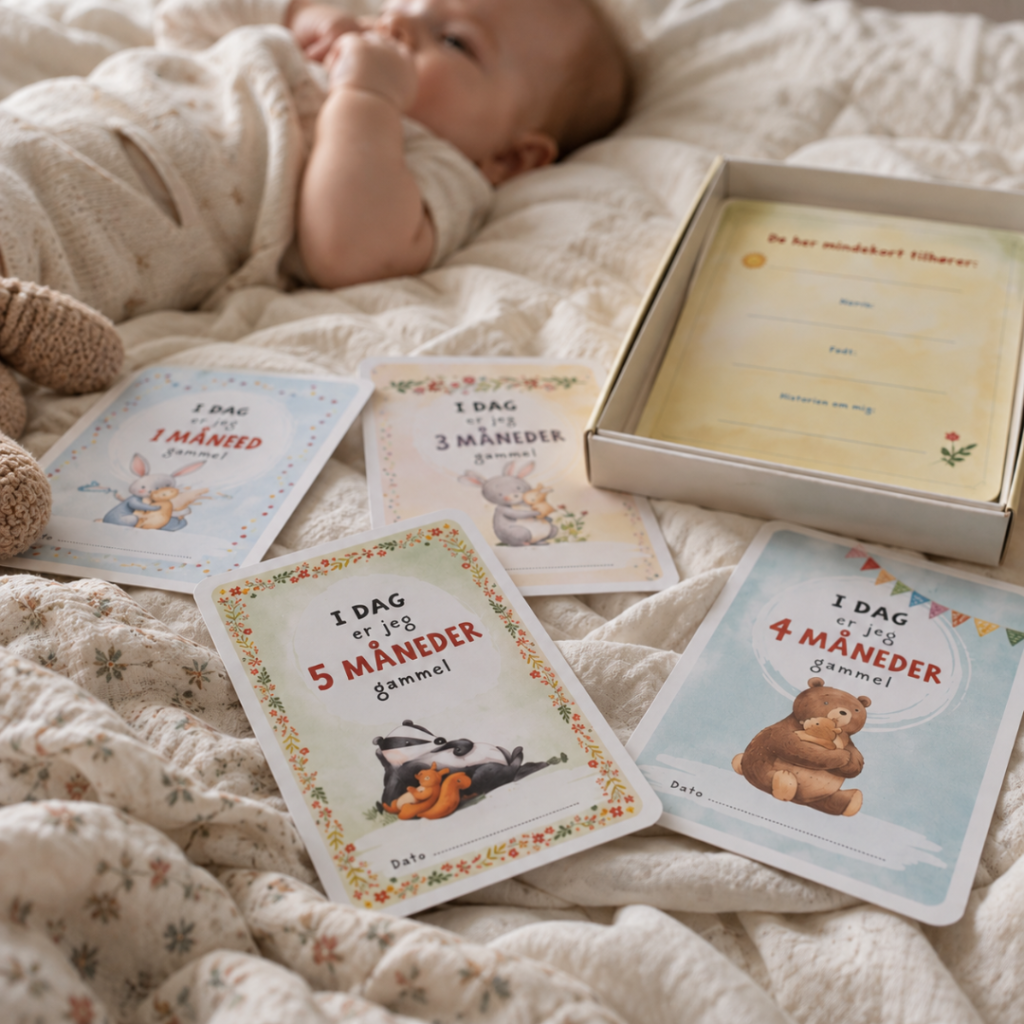 Babys første år - 30 smukke mindekort - Bolden
