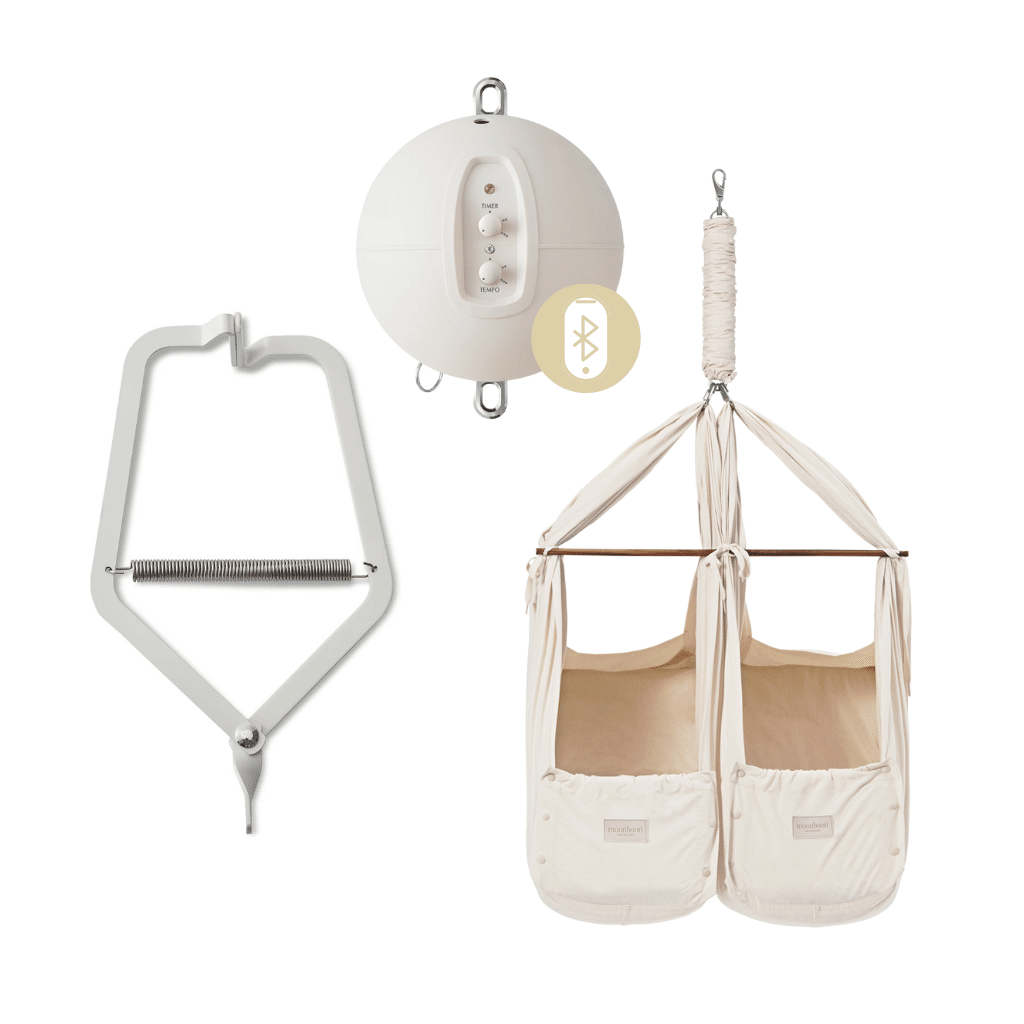 Moonboon Essential Bundle Tvillingeslyngevugge Connect