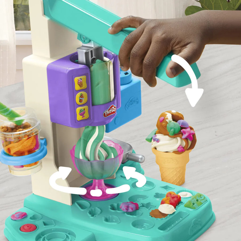 Play-Doh Rainbow Swirl Ice Cream