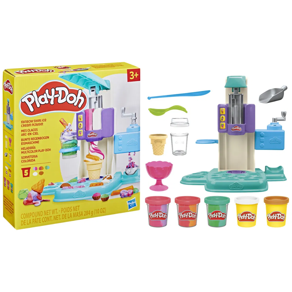 Play-Doh Rainbow Swirl Ice Cream