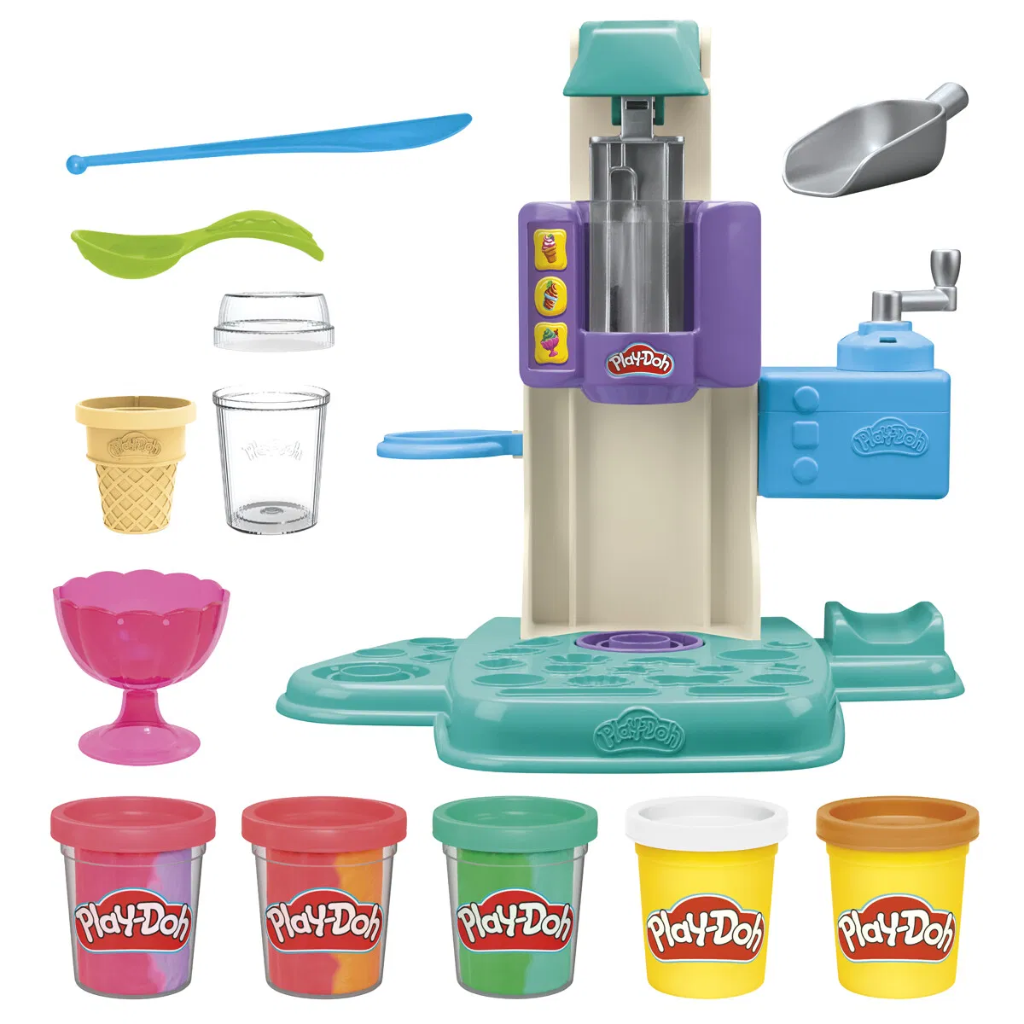Play-Doh Rainbow Swirl Ice Cream