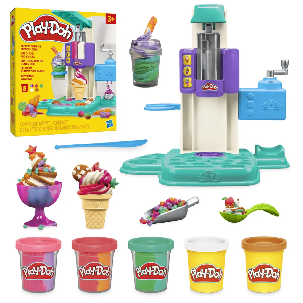 Play-Doh Rainbow Swirl Ice Cream