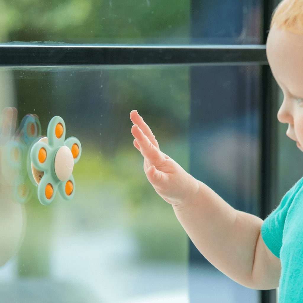 SiliSoft Blomster Spinner i bløde farver - Tickit