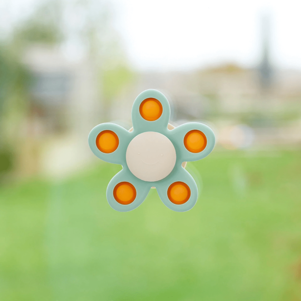 SiliSoft Blomster Spinner i bløde farver - Tickit