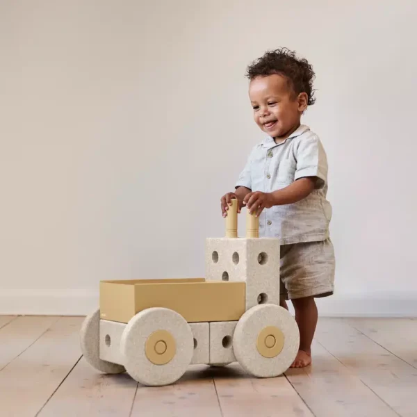 3-i-1 gåvogn. Baby-Walker-Sand-Grey_Honey-Yellov MODU