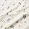 a fabric with sea creatures and plants Cam cam Sengetøj, Junior, 100x140cm - GOTS sea garden