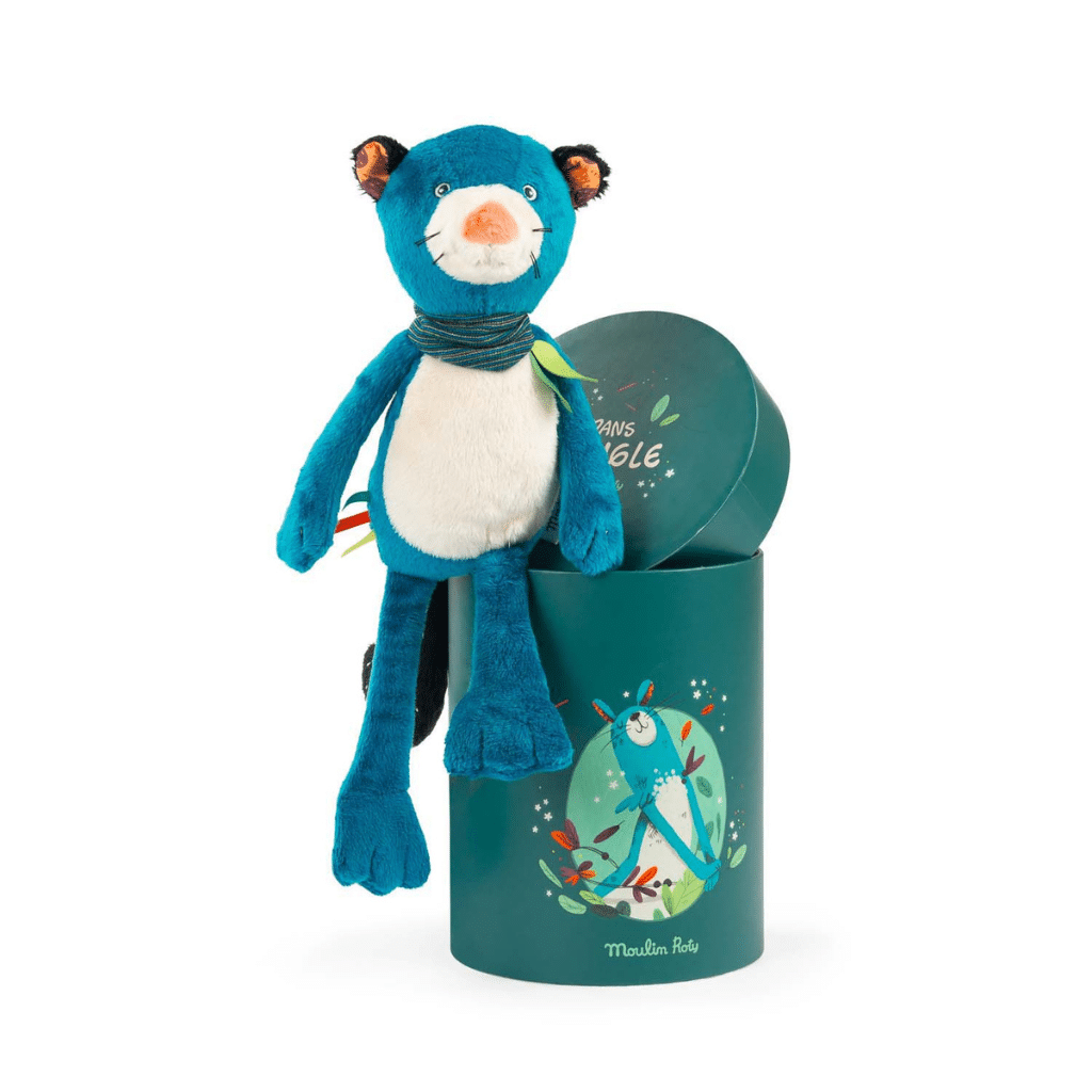 Moulin Roty 668027 Tøjddyr - Panteren Zimba 32 cm - Dans la jungle