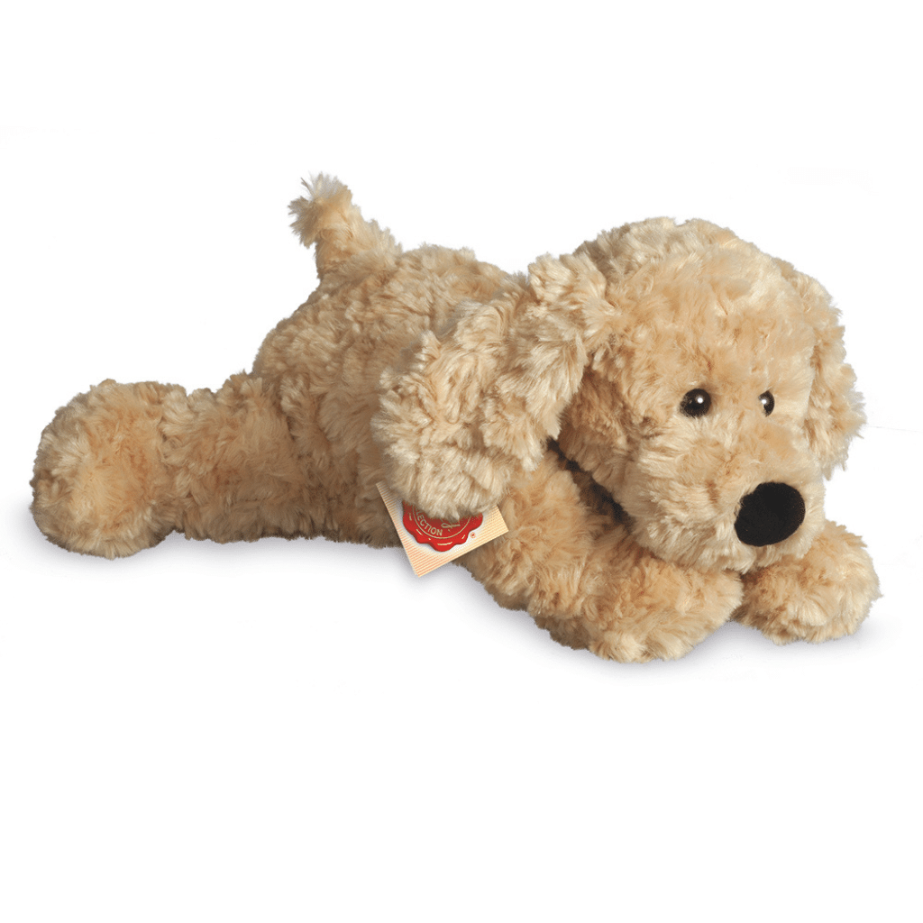 Teddy Hermann TH919285 Liggende hund beige 28 cm