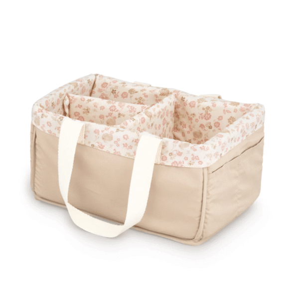 a beige and pink fabric bag. cam cam Pusleopbevaring - OCS - Augusta