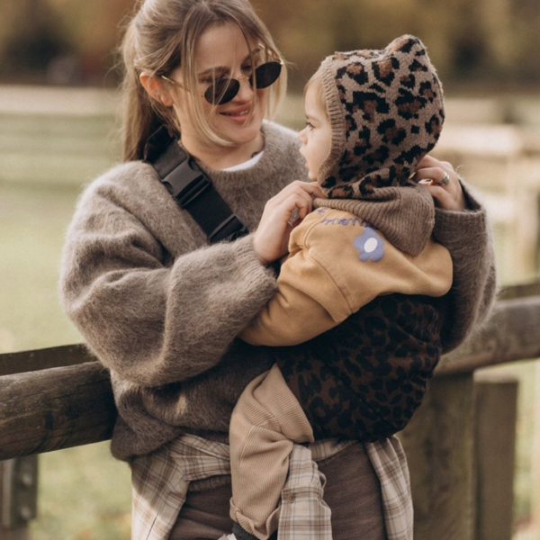 wildride bæresele brown leopard