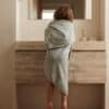 Liewood hooede towel, Hippo Down blue
