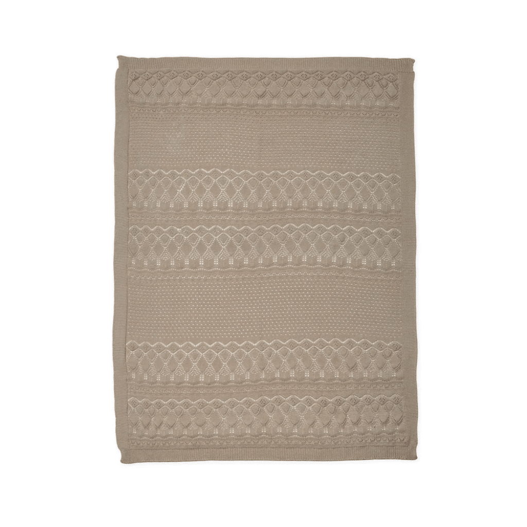 Pointelle Baby Striktæppe 617-20-000-WW GOTS - Hazel