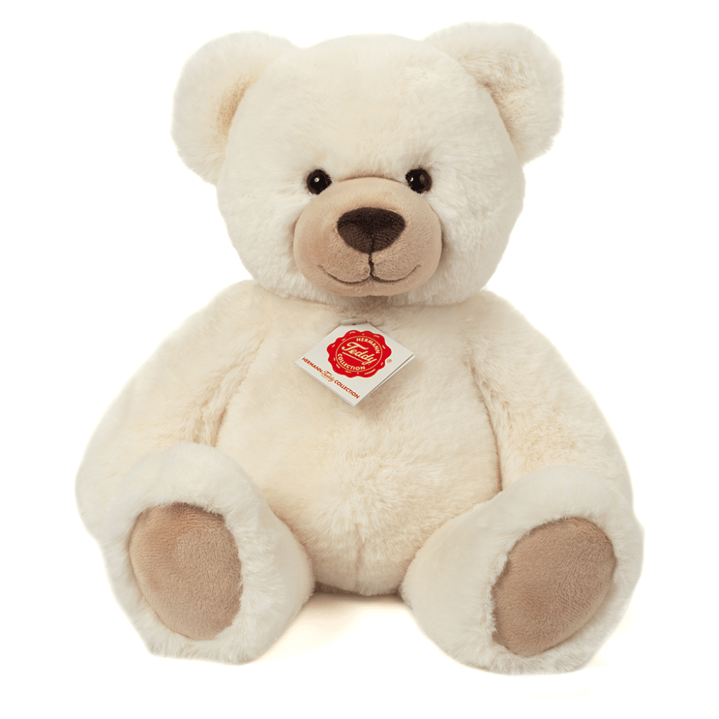 Teddy Hermann – Hvid bamse 33 cm