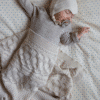 Cam Cam Pointelle Baby Striktæppe - GOTS - Off White