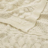 Cam Cam Pointelle Baby Striktæppe - GOTS - Off White
