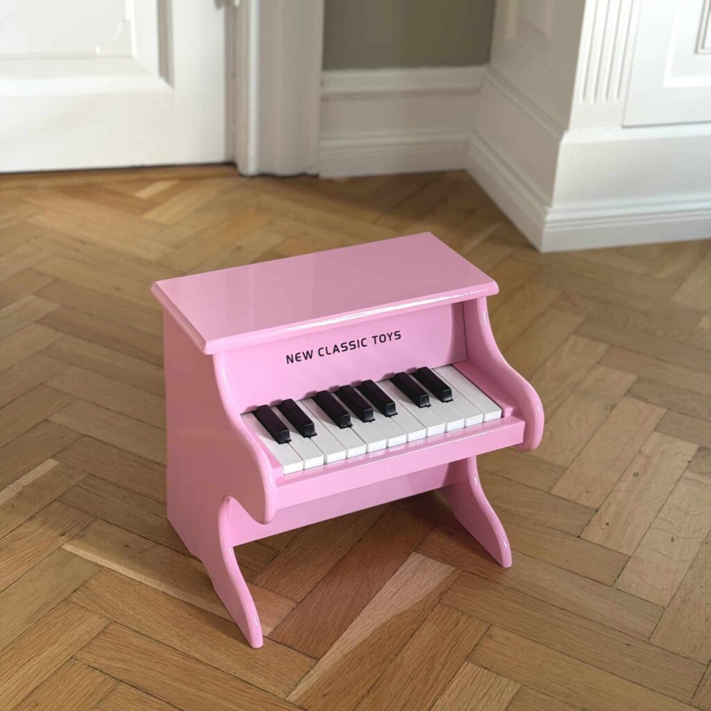 Børneklaver - lyserød m_node hæfte N10158 New Classic Toys