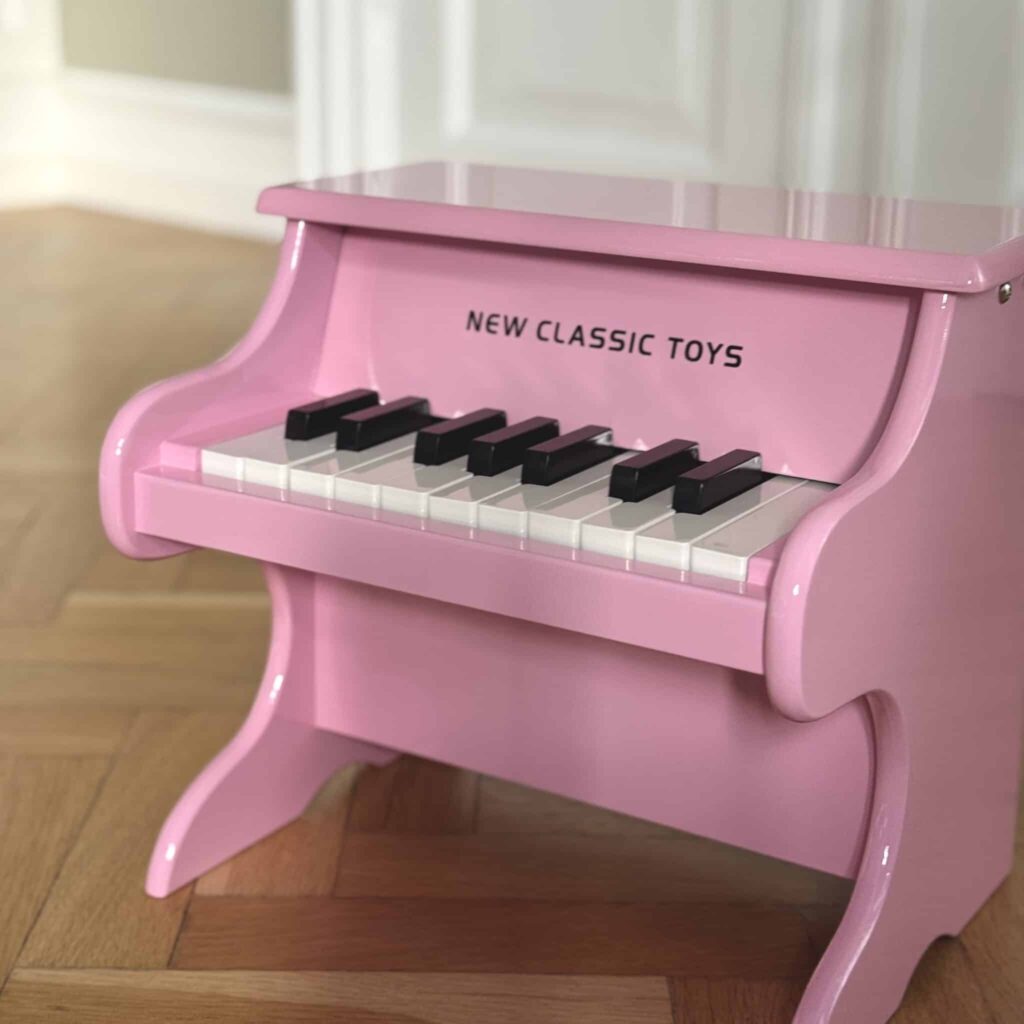 Børneklaver - lyserød m_node hæfte N10158 New Classic Toys