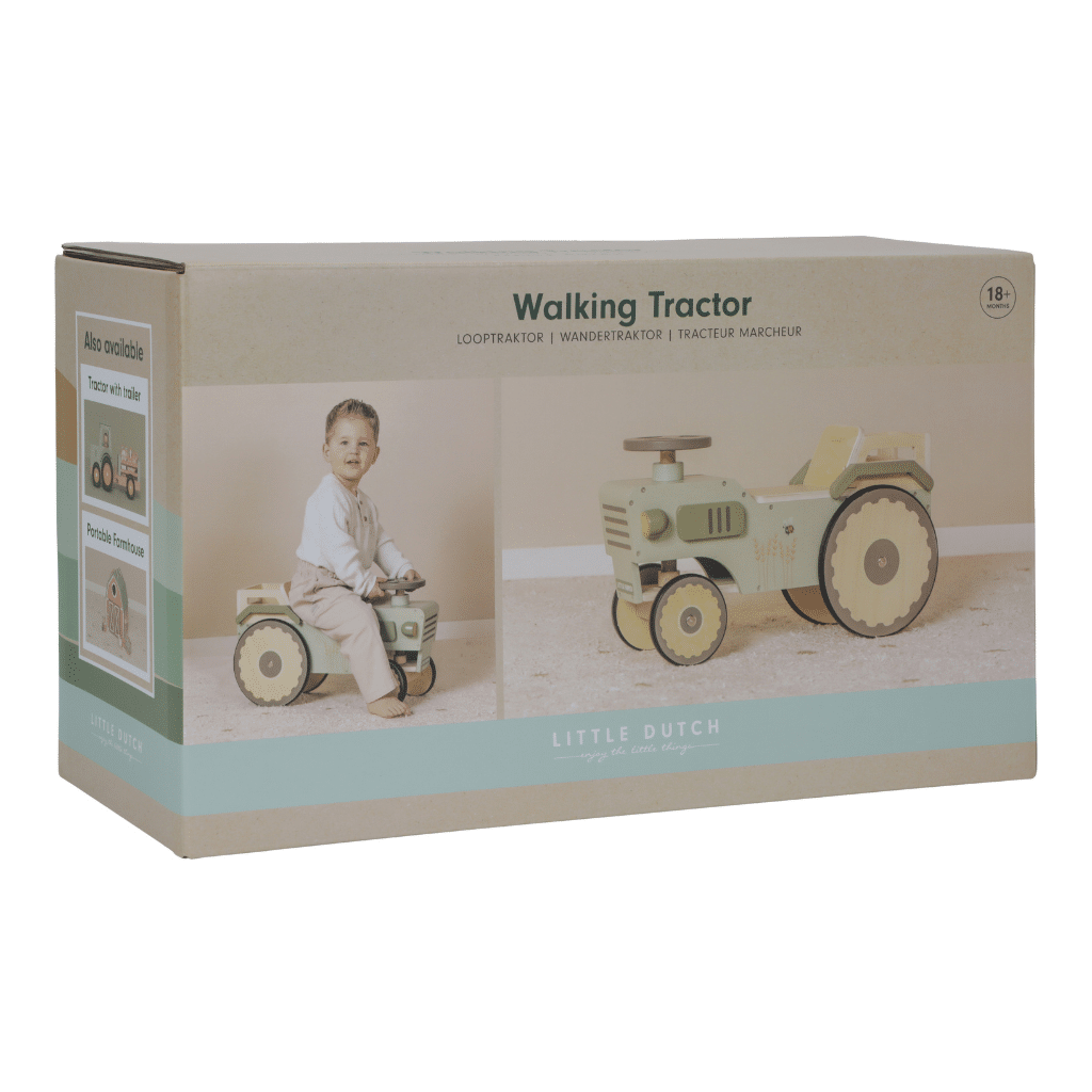 Little Dutch LD7155 Gåvogn Traktor Little Farm