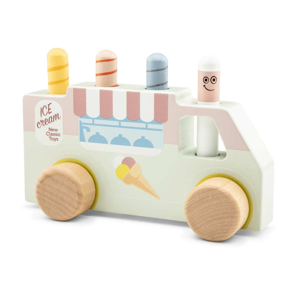 Pop Up Isbil - Sjovt Lærerigt trælegetøj N10545 New Classic Toys